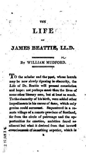 Cover for Beauties Selected from the Writings of James Beattie ...: To which are Prefixed, a Life of the ...