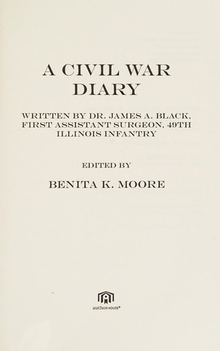 Cover for A Civil War diary