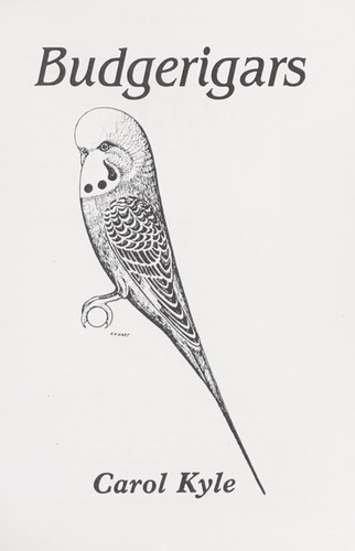 Cover for Budgerigars.
