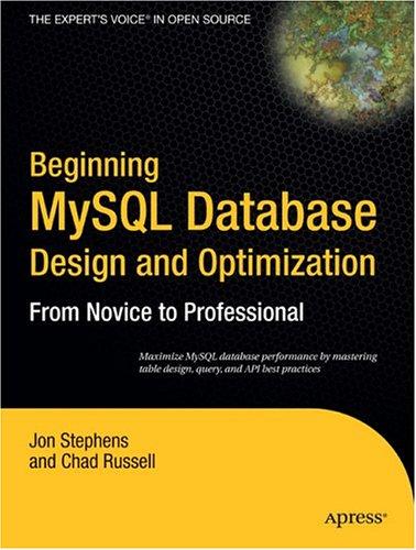 Cover for Beginning MySQL Database Design and Optimization