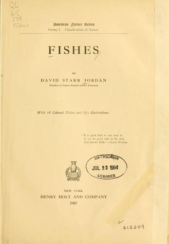 Cover for Fishes
