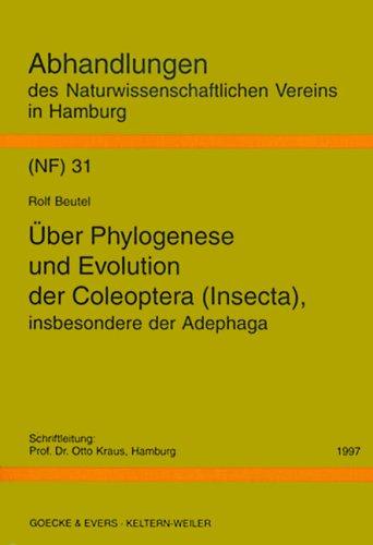 Cover for Phylogenese und Evolution der Coleoptera (Insecta)