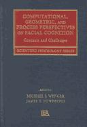 Cover for Computational, geometric, and process perspectives on facial cognition