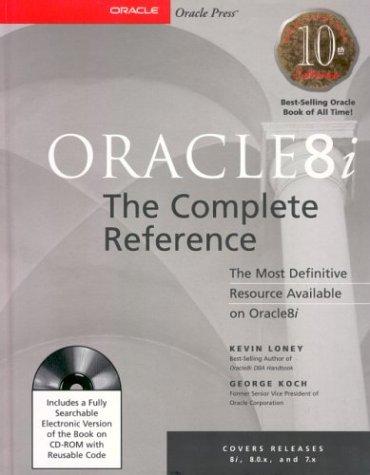Cover for Oracle8i