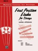 Cover for First Position Etudes for Strings, Level 2 (Belwin Course for Strings)