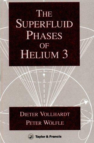 Cover for The superfluid phases of helium 3