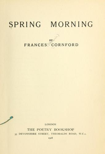 Cover for Spring morning