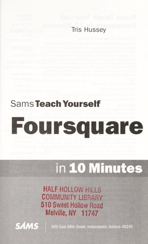 Cover for Sams Teach Yourself Foursquare in 10 Minutes