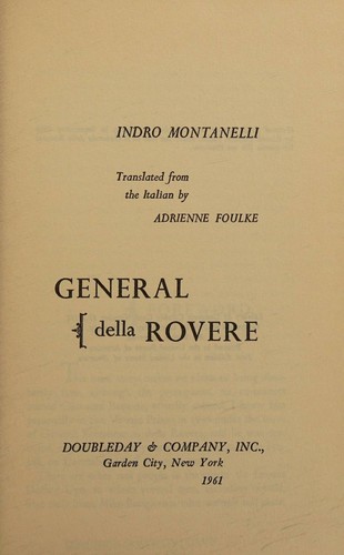 Cover for General della Rovere