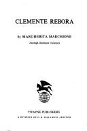 Cover for Clemente Rebora