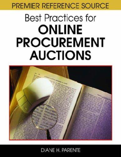 Cover for Best Practices for Online Procurement Auctions