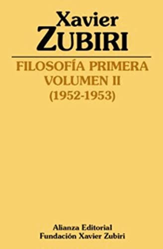 Cover for Filosofía primera