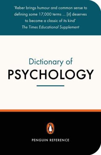 Cover for The Penguin dictionary of psychology