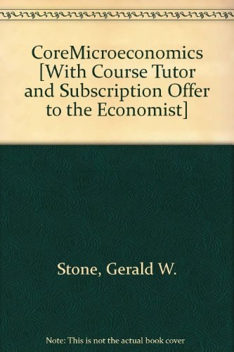 Cover for CoreMicroeconomics, CourseTutor& The Economist Card