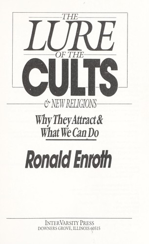 Cover for The lure of the cults & new religions