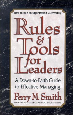Cover for Rules and Tools for Leaders