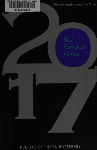 Cover for Best European fiction 2017
