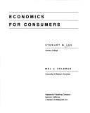 Cover for Economics for consumers