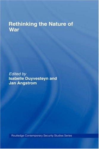 Cover for Rethinking the nature of war