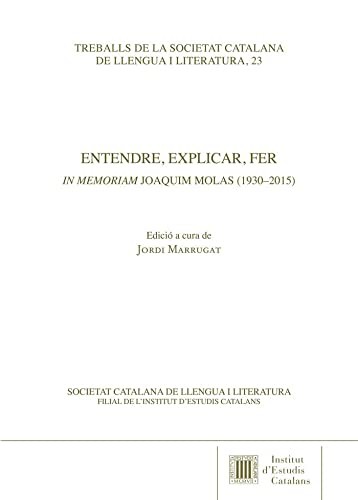 Cover for Entendre, explicar, fer