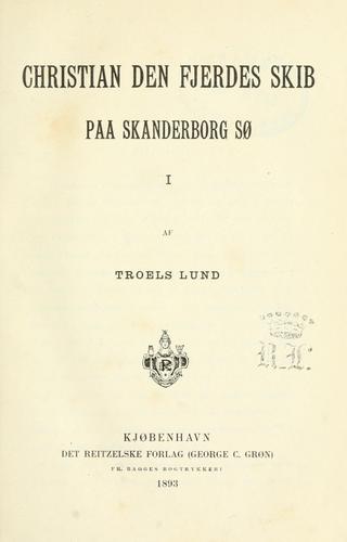 Cover for Christian den fjerdes skib paa Skanderborg sø.