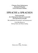 Cover for Sprache & Sprachen