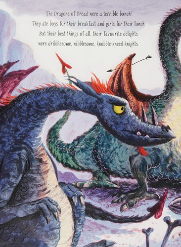 Cover for The dragon and the nibblesome knight
