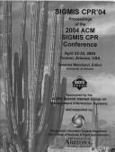 Cover for SIGMIS CPR '04