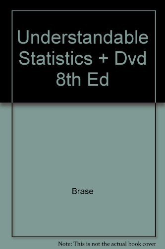 Cover for Understandable Statistics Plus Dvd 8th Edition