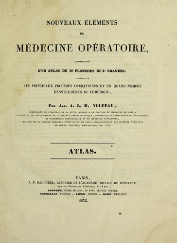 Cover for Nuovi elementi di medicina operatoria