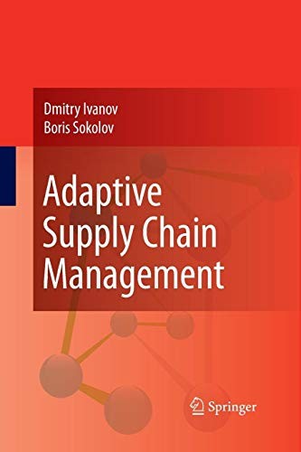 Cover for Adaptive Supply Chain Management