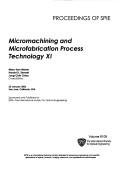 Cover for Micromachining and Microfabrication Process Technology XI (Proceedings of SPIE)