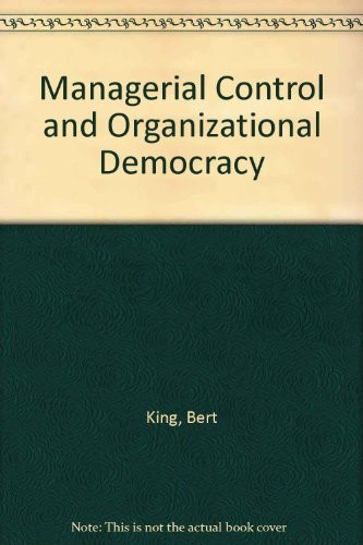 Cover for Managerial control and organizational democracy