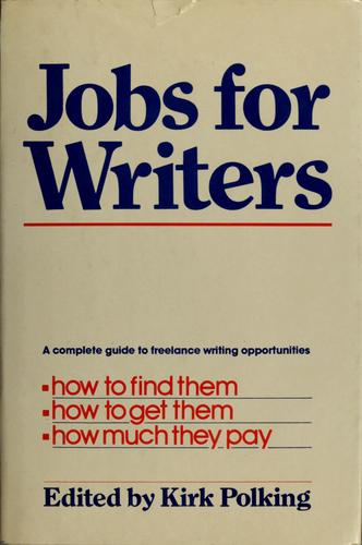 Cover for Jobs for writers
