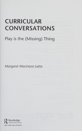 Cover for Curricular Conversations