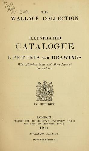 Cover for Illustrated catalogue I.