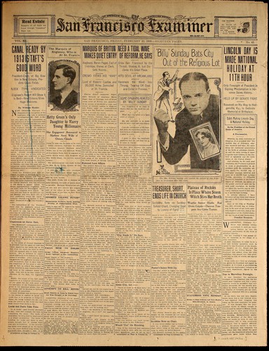 Cover for The San Francisco examiner