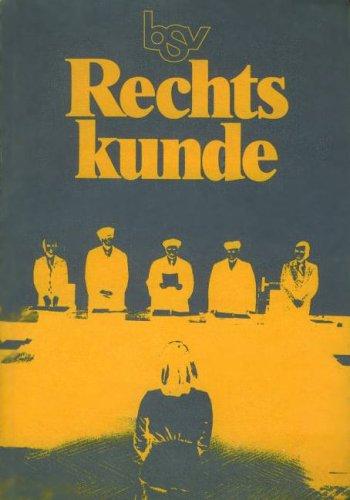 Cover for Rechtskunde