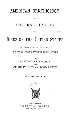 Cover for American ornithology