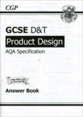 Cover for GCSE DT Product Design AQA Exam Practice Answers for Workbook