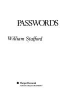 Cover for Passwords