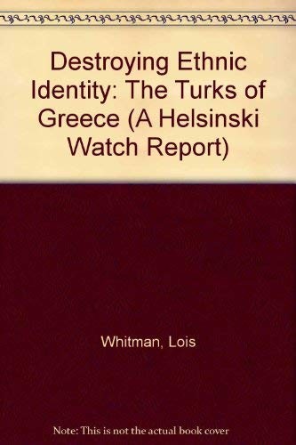 Cover for Destroying ethnic identity