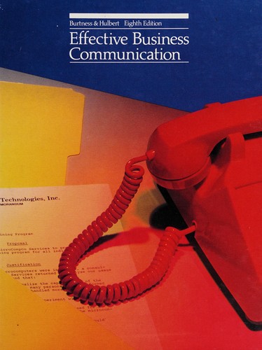 Cover for Effective business communication