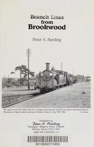 Cover for Branch lines from Brookwood