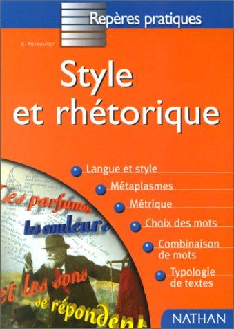 Cover for Style et rhétorique