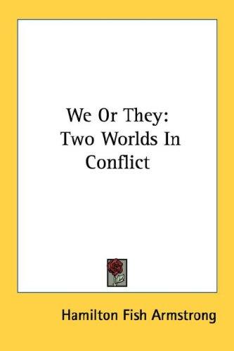 Cover for We or They