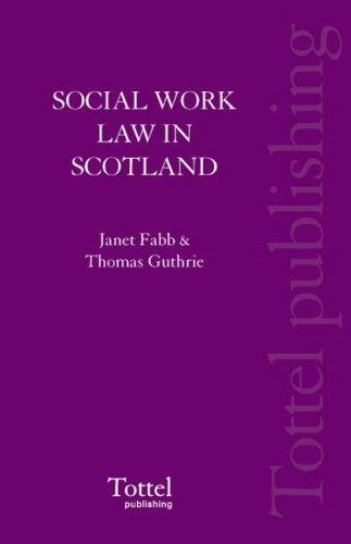 Cover for Social Work Law in Scotland