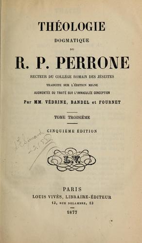 Cover for Théologie dogmatique