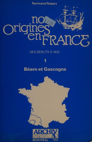 Cover for Nos origines en France