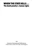 Cover for When the state kills -